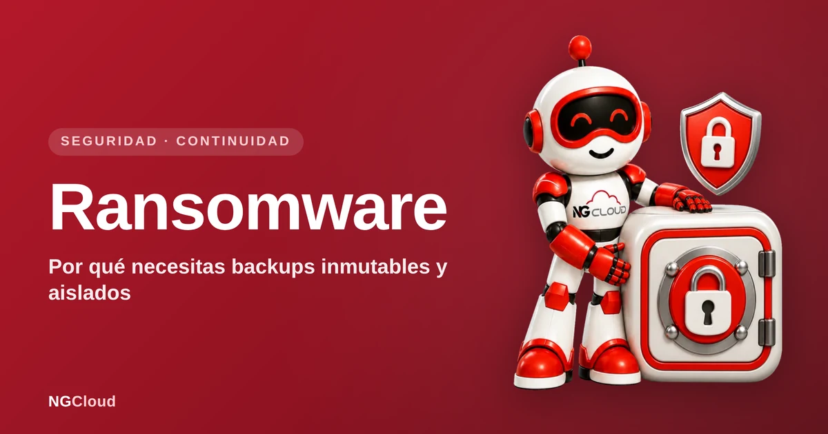 Ransomware: por qué necesitas backups inmutables y aislados